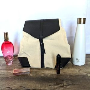 Deux Lux Small Backpack Black and Cream